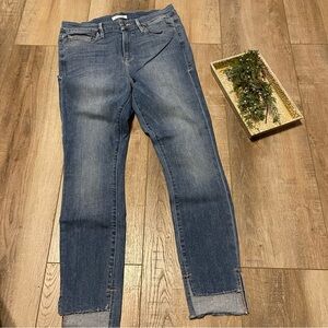 Good American Cropped good legs Blue Jeans Womens size 14